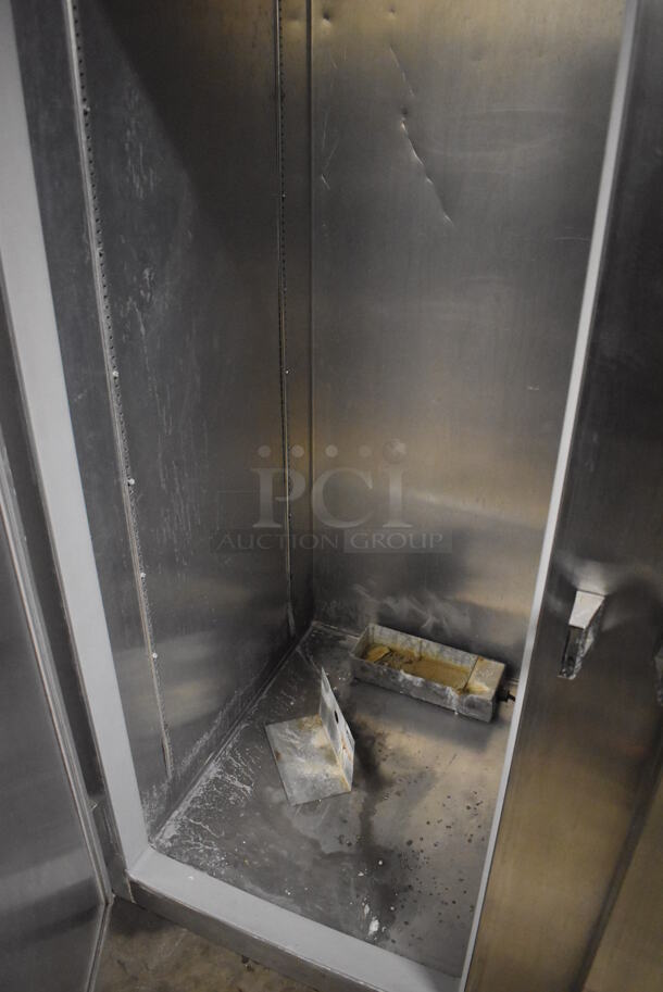 Continental 2FE Stainless Steel Commercial 2 Door Reach In Freezer on Commercial Casters. 115 Volts, 1 Phase. 57x34x82. Tested and Working! - Image 5 of 5