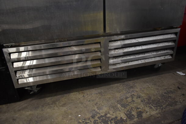 Beverage Air KF48-1AS Stainless Steel Commercial 2 Door Reach In Freezer w/ Poly Coated Racks on Commercial Casters. 115 Volts, 1 Phase. Tested and Powers On But Does Not Get Cold - Image 4 of 7