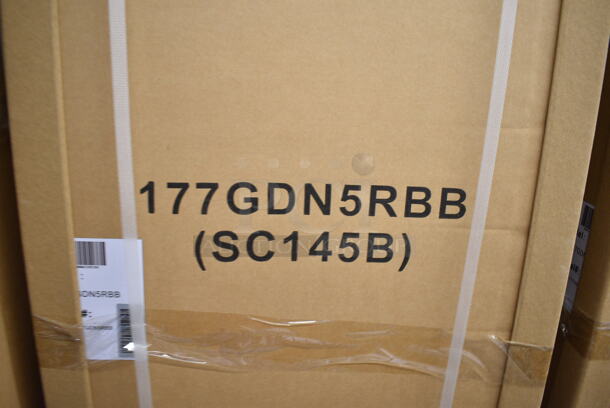 BRAND NEW! Galaxy 177GDN5RBB Metal Commercial Single Door Reach In Cooler Merchandiser w/ Poly Coated Racks and LED Lighting. 110-120 Volts, 1 Phase. - Image 3 of 3