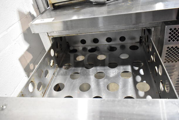 Continental Stainless Steel Commercial 2 Drawer Chef Base on Commercial Casters. Tested and Working! - Image 3 of 5