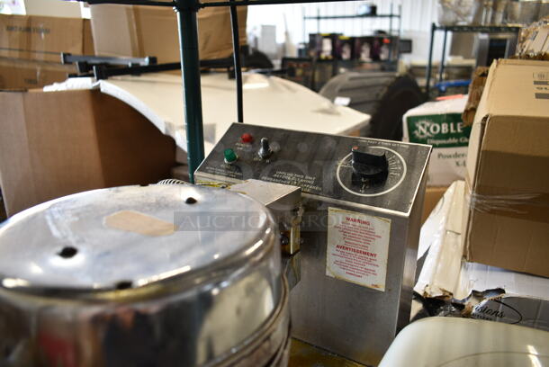 5042 Stainless Steel Commercial Countertop Belgian Waffle Maker. 120 Volts, 1 Phase. Tested and Working! - Image 2 of 5
