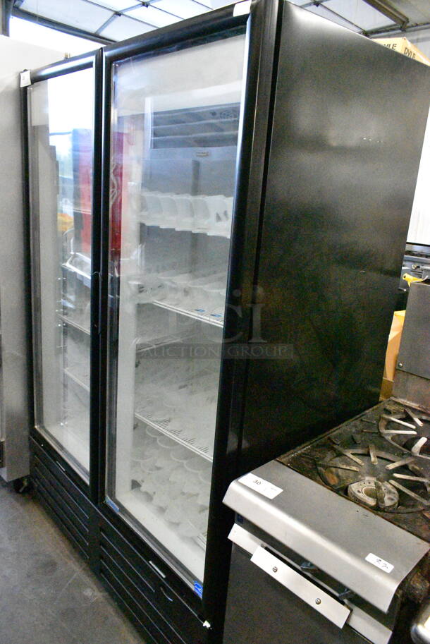 Imbera VR043 ENERGY STAR Metal Commercial 2 Door Reach In Cooler Merchandiser w/ Poly Coated Racks. 115 Volts, 1 Phase. Tested and Powers On But Does Not Get Cold - Image 2 of 7