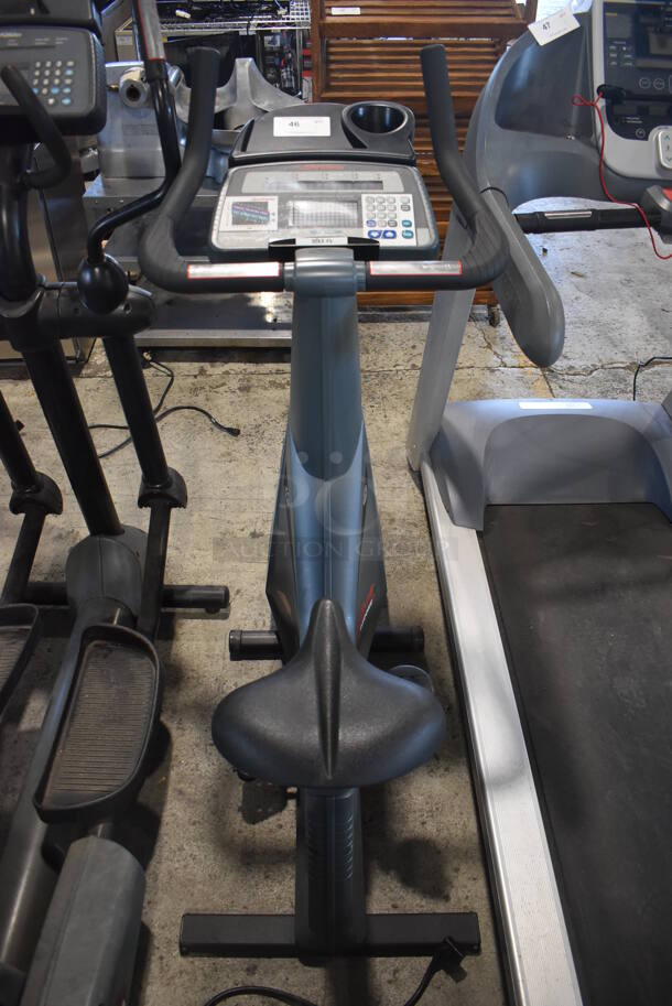 Life Fitness Life Cycle 9500HR Metal Commercial Floor Style Stationary Exercise Bicycle. 22x42x57. Tested and Does Not Power On - Image 2 of 7