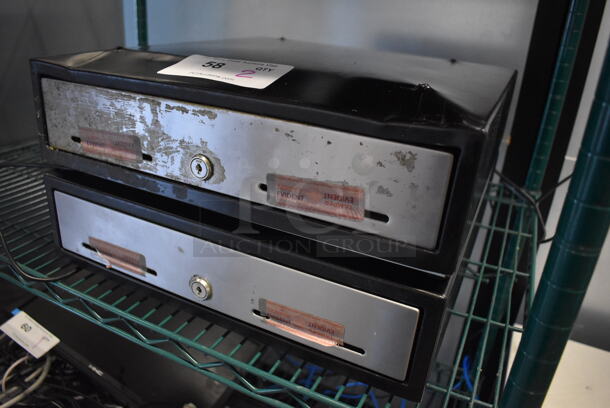 2 Metal Cash Register Drawers. 16x17x4.5. 2 Times Your Bid! - Image 3 of 5