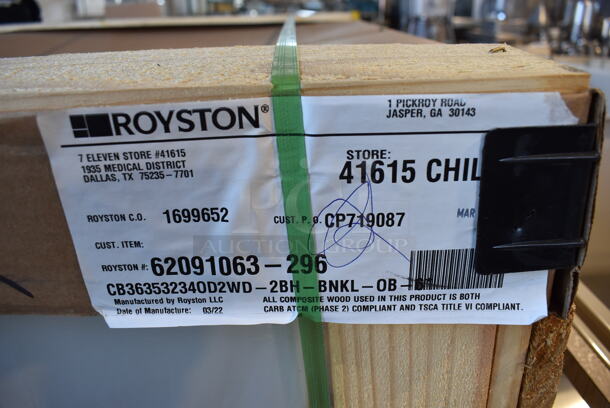 BRAND NEW IN CRATE! Royston 62091063-296 Metal Soda Station w/ 4 Cup Dispensers and 2 Doors. 36x35x32 - Image 3 of 6
