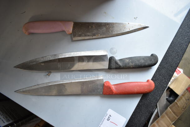 45 SHARPENED Stainless Steel Knives Including Chef Knives. 45 Times Your Bid!  - Image 6 of 9