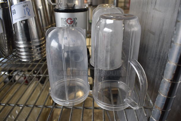 Magic Bullet Countertop Blender w/ 6 Poly Cups and 4 Blades. 5x5x13. Tested and Working! - Image 5 of 5