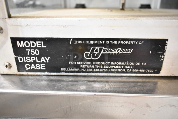 J&J Snack Foods 750 Metal Countertop Pretzel Display Merchandiser. Tested and Working! - Image 4 of 4
