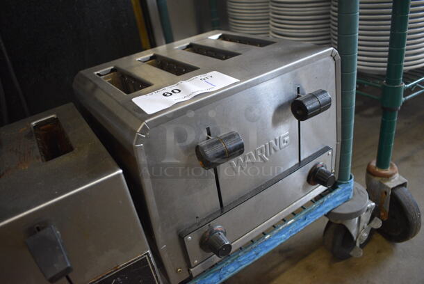 Waring Model WCT805 Stainless Steel Commercial Countertop 4 Slot Toaster. 208/240 Volts, 1 Phase. 12x10x8.5 - Image 2 of 5