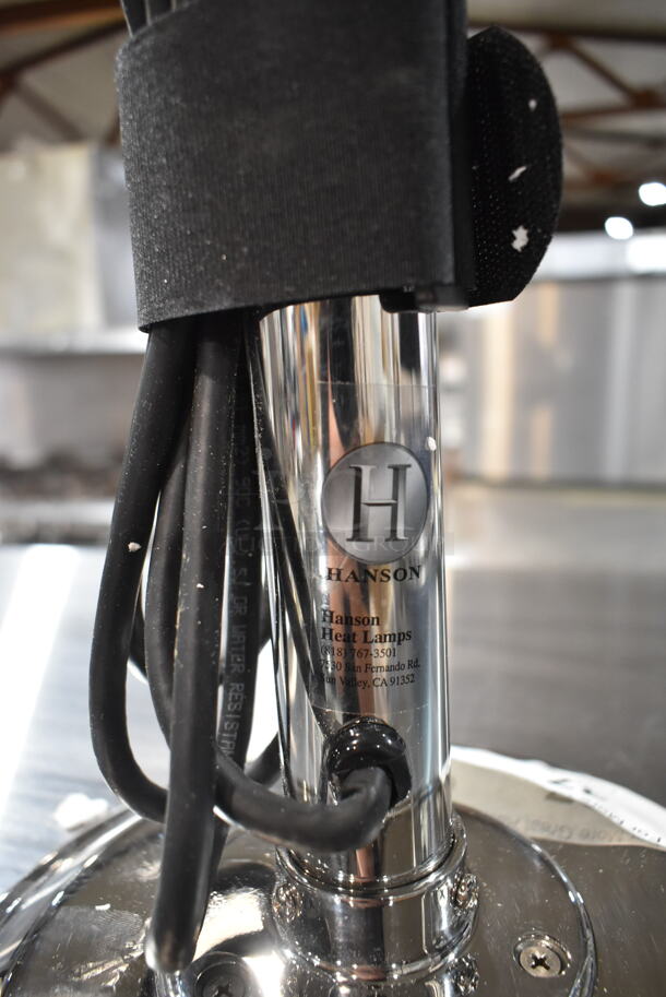 BRAND NEW SCRATCH AND DENT! Hanson DLM Stainless Steel Dual Bulb Warmer. Does Not Include Station.  - Image 7 of 8