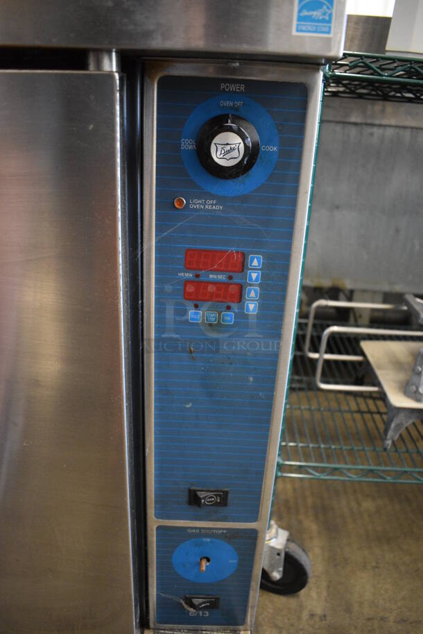2 Duke 613-G3XX Stainless Steel Commercial Natural Gas Powered Full Size Convection Oven w/ View Through Door, Solid Door and Metal Oven Racks. 38x38x62. 2 Times Your Bid! - Image 8 of 9