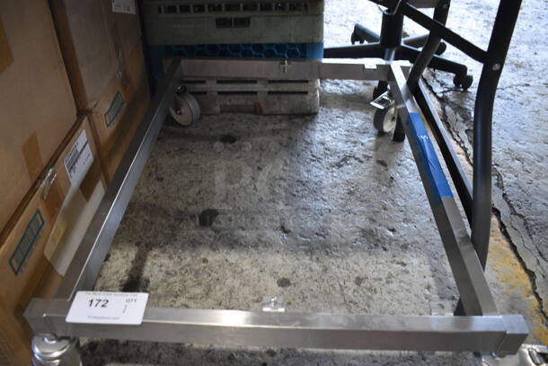 Metal Dolly on Commercial Casters. 27x33.5x8 - Image 2 of 3