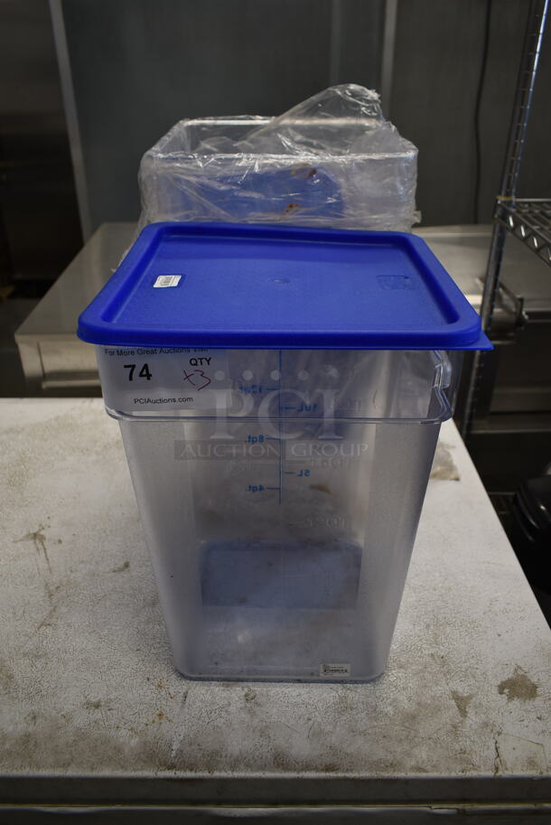 ALL ONE MONEY! Lot of 3 Clear Poly Bins  - Image 1 of 2