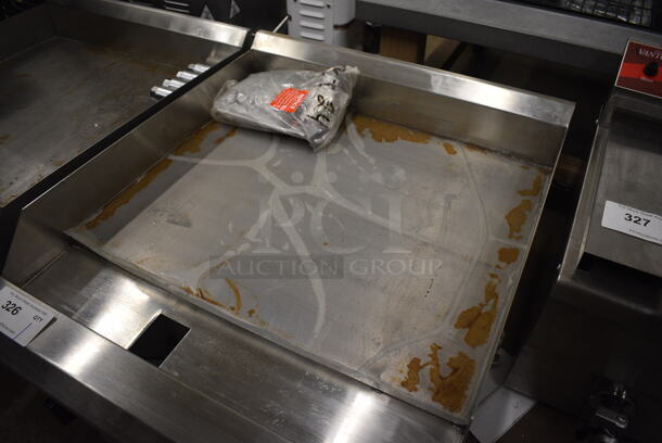 2022 Avantco 177CAG24TG Stainless Steel Commercial Countertop Natural Gas Powered Flat Top Griddle. 24x29x12 - Image 5 of 6