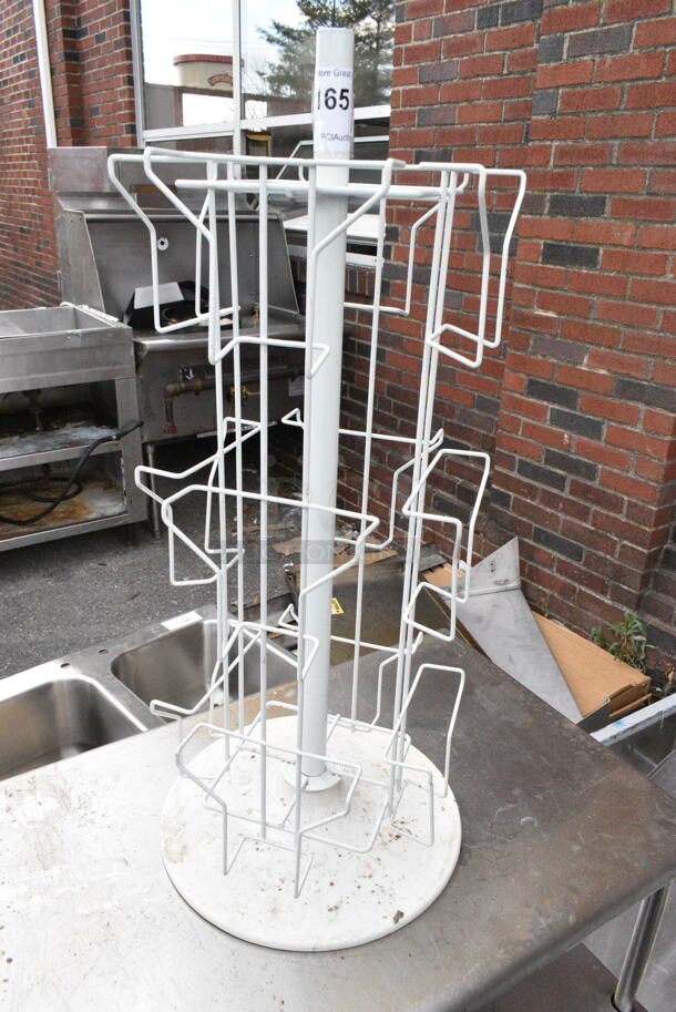 White Wire Rack.  - Image 2 of 2