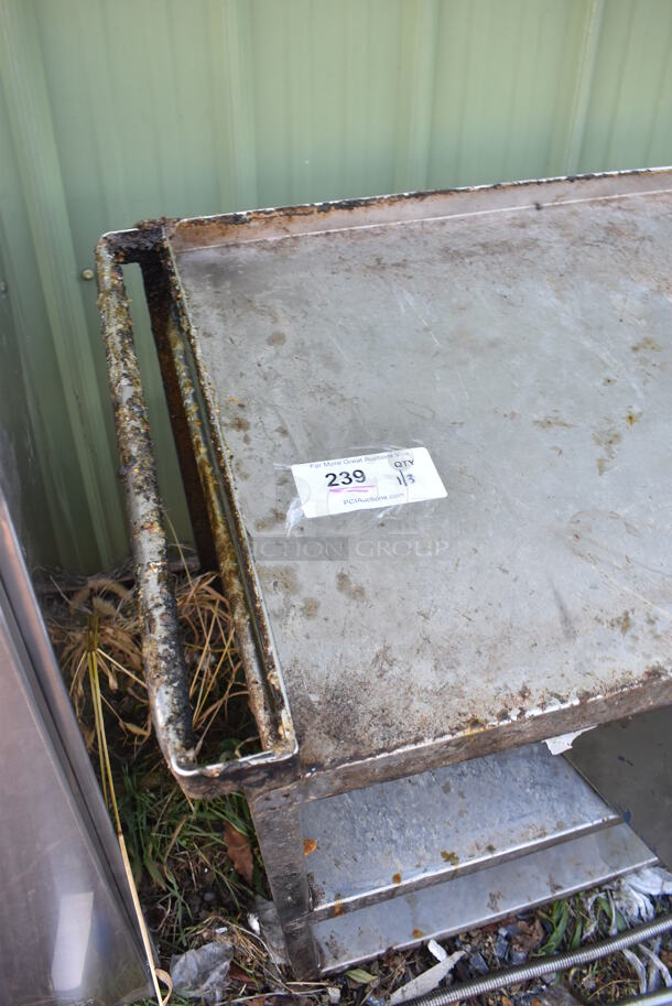 Metal 3 Tier Cart. 36x21x24 - Image 2 of 3