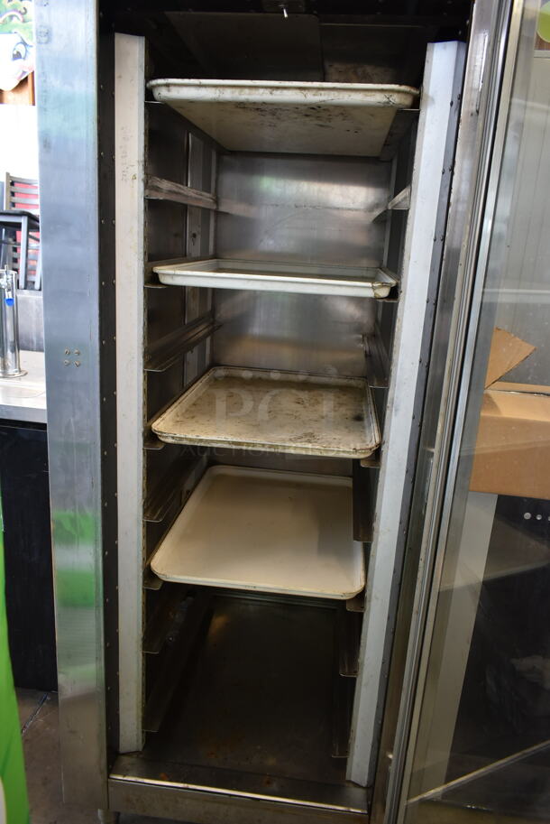 Traulsen Stainless Steel Commercial Single Door Reach In Cooler Merchandiser. Tested and Working! - Image 5 of 5