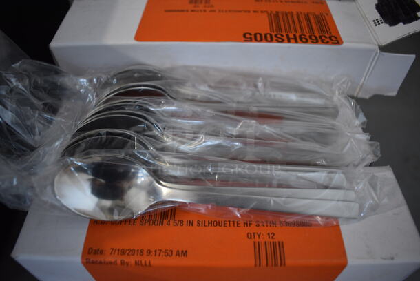 14 Boxes of 12 BRAND NEW! Coffee Spoons. 6.5