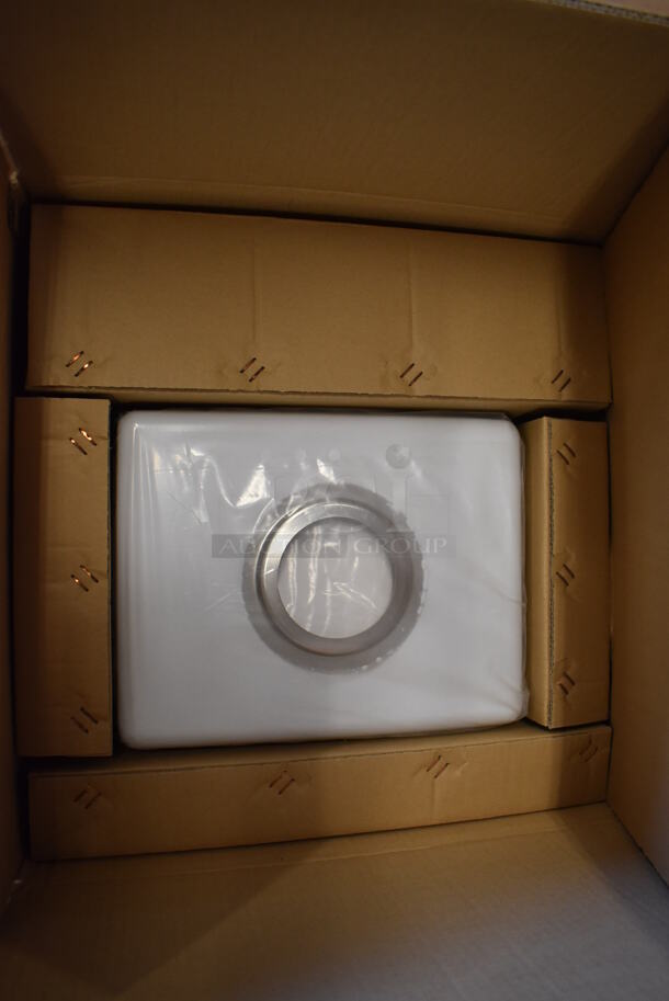 BRAND NEW SCRATCH AND DENT! Elkay Crosstown 15" Single Basin Stainless Steel Kitchen Sink for Drop In. Stock Picture Used For Gallery Picture. - Image 4 of 5