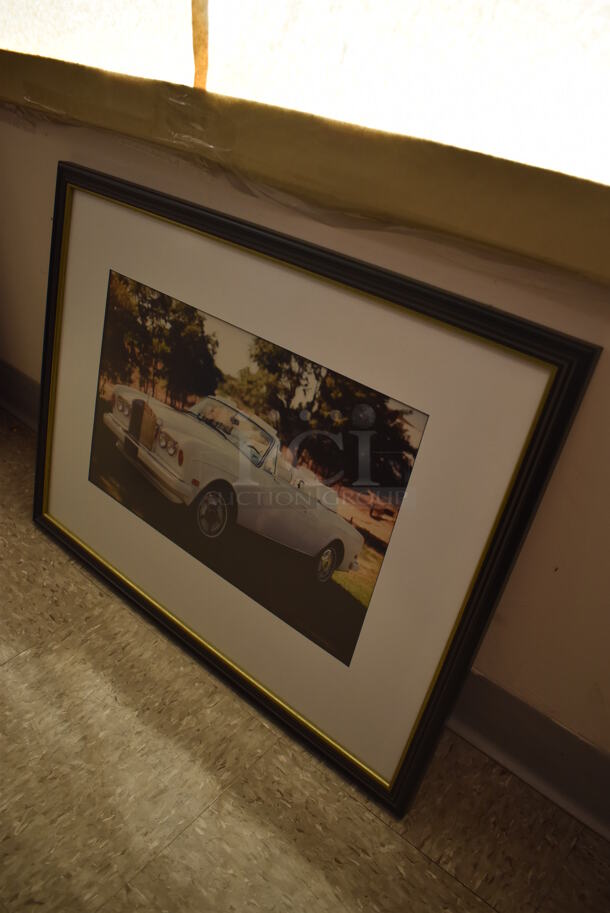 Framed Picture of Rolls Royce Corniche Drophead Coupe. - Image 3 of 7