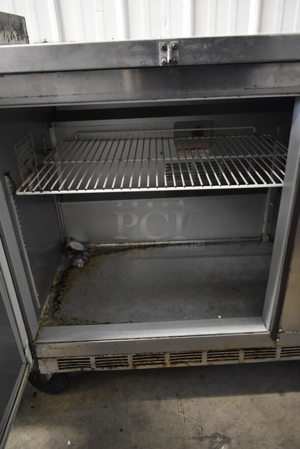 Beverage Air WTR60A Stainless Steel Commercial 2 Door Undercounter Cooler on Commercial Casters. 115 Volts, 1 Phase. Tested and Powers On But Does Not Get Cold - Image 5 of 7