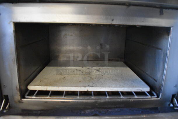 2 Turbochef Model NGCD6 Tornado Stainless Steel Commercial Countertop Electric Powered Rapid Cook Ovens on Stainless Steel Commercial 2 Tier Equipment Stand on Commercial Casters. 208/240 Volts, 1 Phase. 30x30x60. 2 Times Your Bid! - Image 5 of 7