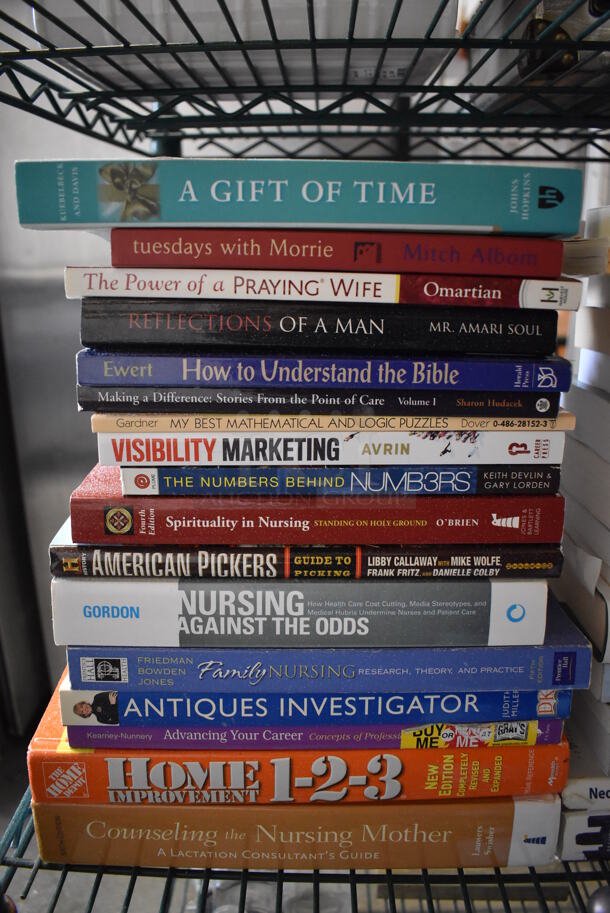 ALL ONE MONEY! Tier Lot of 48 Various Books Including Tax Loopholes, The Bible Unwrapped, Neonatal Intensive Care and Visibility Marketing - Image 4 of 7