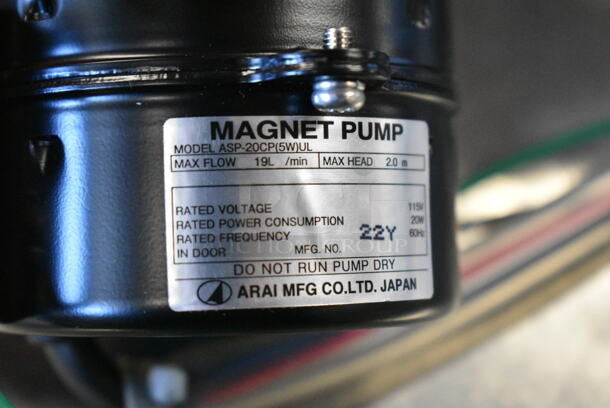 BRAND NEW SCRATCH AND DENT! 415SP5687 SP-5687 PUMP WATER REPLACEMENT FOR HOSHIZAKI AM. 115 Volts, 1 Phase.  - Image 3 of 5