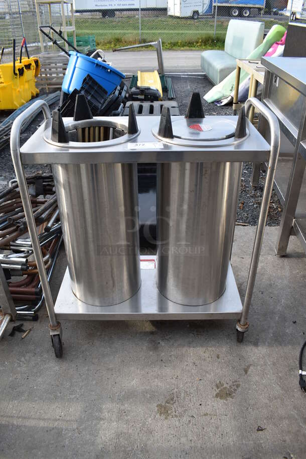 Stainless Steel 2 Well Plate Return on Commercial Casters. 30x16x36 - Image 3 of 8