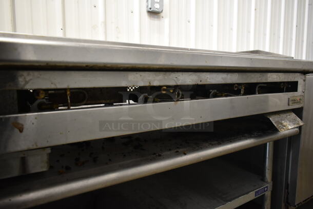 Thermatek TC48-48GN Stainless Steel Commercial Natural Gas Powered Flat Top Griddle on Stainless Steel Equipment Stand w/ Commercial Casters. - Image 6 of 6