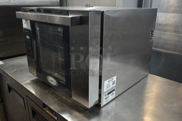 Cadco Unox XAFT-04HS-ELDV-US Stainless Steel Commercial Countertop Electric Powered Half Size Convection Oven. 208-240 Volts, 1 Phase.  - Image 2 of 7