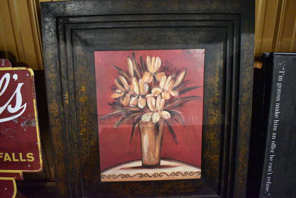 6 Various Pictures Including Blue Moon, Joe K's Steam Pots and Flowers. Includes 28x2x32.5. 6 Times Your Bid! (bar) - Image 7 of 7