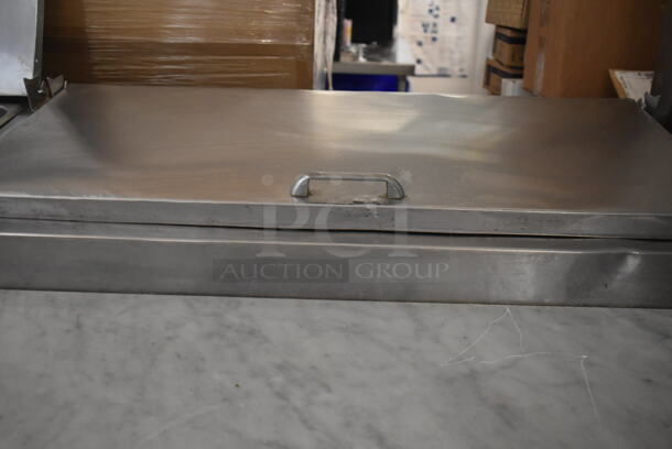 Leader PT72 S/C Stainless Steel Commercial Pizza Prep Table w/ Oversized Stone Cutting Board on Commercial Casters. 115 Volts, 1 Phase. Tested and Working! - Image 4 of 12