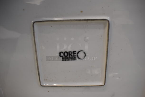 24 White Ceramic Square Plates. 12x12x1.5. 24 Times Your Bid! - Image 4 of 4