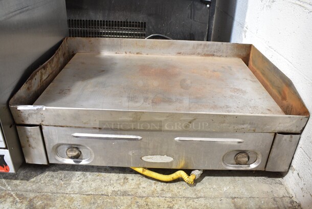 Star Stainless Steel Commercial Countertop Natural Gas Powered Flat Top Griddle. - Image 1 of 3