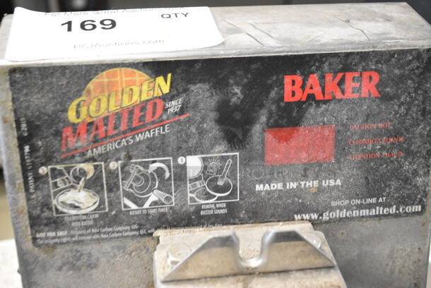 Metal Commercial Countertop Waffle Maker. Tested and Powers On But Does Not Get Warm - Image 2 of 4