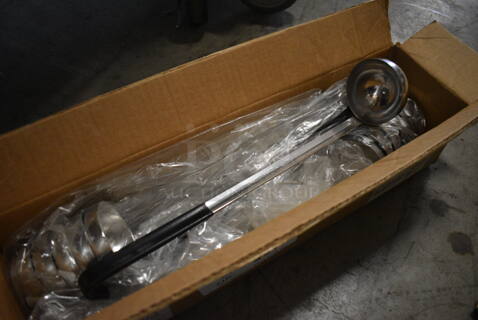 12 BRAND NEW IN BOX! Vollrath Stainless Steel 3 oz Ladles. 14". 12 Times Your Bid!