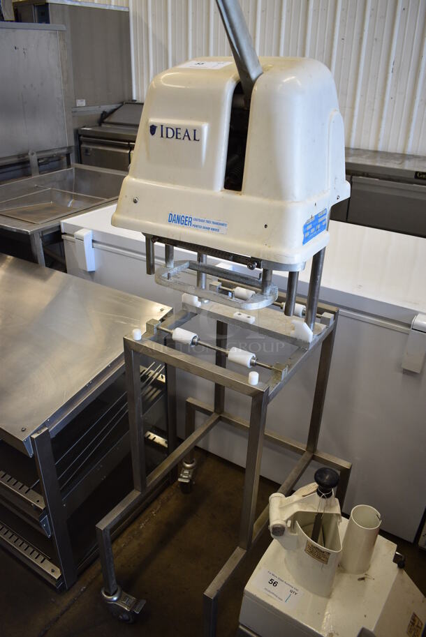 Lumar Ideal MTM5 TR Metal Commercial Floor Style Meat Tenderizer on Commercial Casters. 23x23x70 - Image 3 of 8