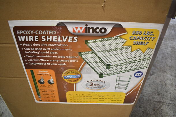 2 BRAND NEW IN BOX! Winco Wire Shelves Including VEX-1842 and VC-1824. 2 Times Your Bid! - Image 3 of 6
