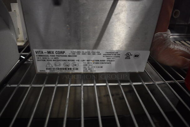 Vita-Mix Model VM0804 Stainless Steel Commercial Drink Mixing Machine Attachment for Frozen Beverage Machine. 120 Volts, 1 Phase. 7x14x15. Tested and Working! - Image 5 of 6