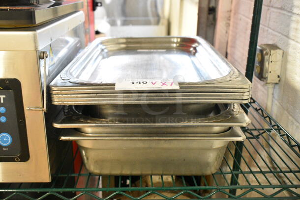 7 Stainless Steel Full Size Drop In Bins. 7 Times Your Bid!  - Image 1 of 7