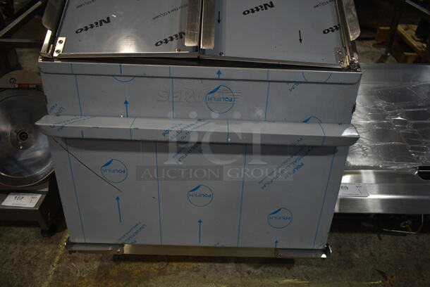 BRAND NEW SCRATCH AND DENT! 2023 ServIt 423TCW26 Stainless Steel Commercial 26 Gallon First-In First-Out Chip Warmer / Merchandiser. 120 Volts, 1 Phase. Tested and Does Not Power On - Image 4 of 7