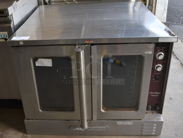 Southbend SilverStar Model SLEB-20SC Stainless Steel Commercial Full Size Convection Oven w/ View Through Doors and Thermostatic Controls. 38x38x30