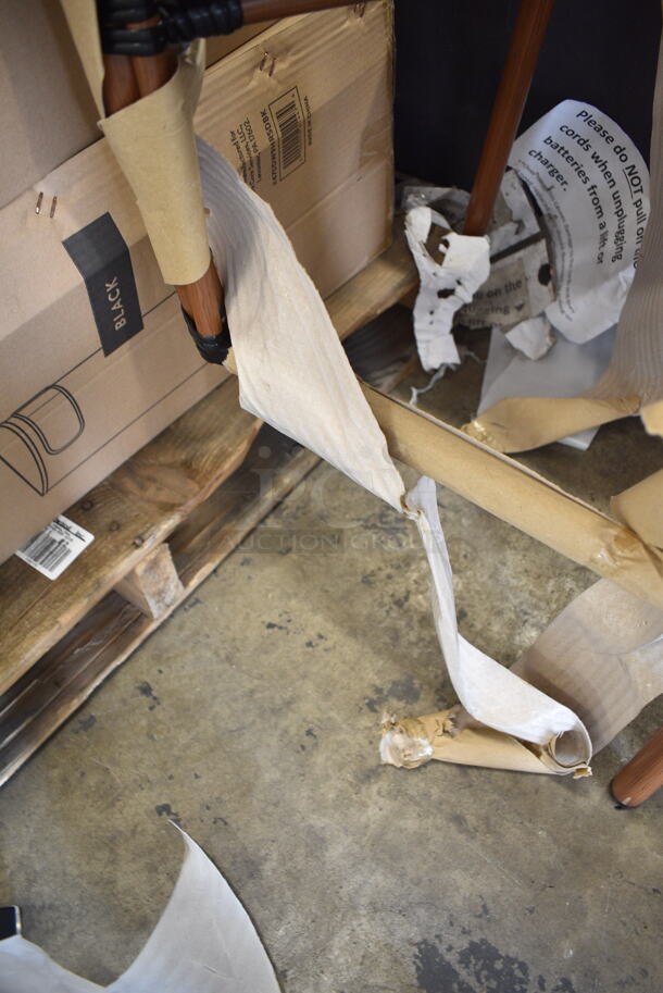 10 BRAND NEW SCRATCH AND DENT! Lancaster Table & Seating Dining Height Chair Frames, Bar Height Chair Frames and Wooden High Chair. Includes 164BCROSSBTP, 164BCROSBSFR, 164HIGHCWN. 10 Times Your Bid! - Image 12 of 12