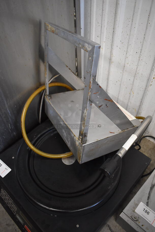 Wunder Bar Metal Commercial Countertop Food Dispensing System. Picture of Unit Before Removal From Restaurant Is Used As Gallery Picture. Does Not Include Equipment Stand. 22x24x17 - Image 5 of 6