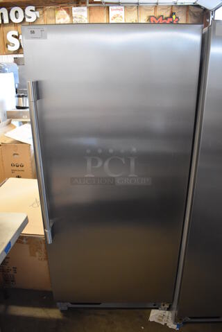 BRAND NEW SCRATCH AND DENT! 2019 Electrolux FPFU19F8RFE Stainless Steel Single Door Reach In Cooler. 115 Volts, 1 Phase. 36x36x70. Tested and Working!
