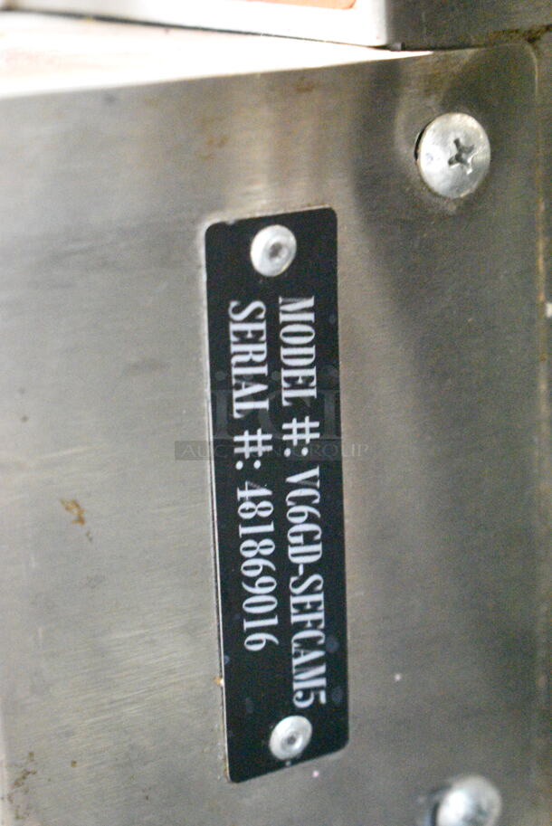 2 Vulcan VC6GD-SEFCAM5 Stainless Steel Commercial Natural Gas Powered Full Size Convection Oven w/ View Through Doors, Metal Oven Racks and Thermostatic Controls. 2 Times Your Bid! - Image 10 of 10