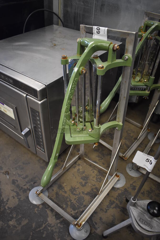 Metal Commercial Countertop French Fry Cutter on Frame. 12x15x26 - Image 1 of 4