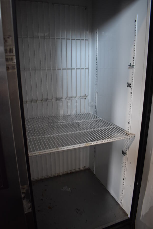 2013 True T-49F ENERGY STAR Stainless Steel Commercial 2 Door Reach In Freezer w/ Poly Coated Racks on Commercial Casters. 115 Volts, 1 Phase. Tested and Working! - Image 4 of 7
