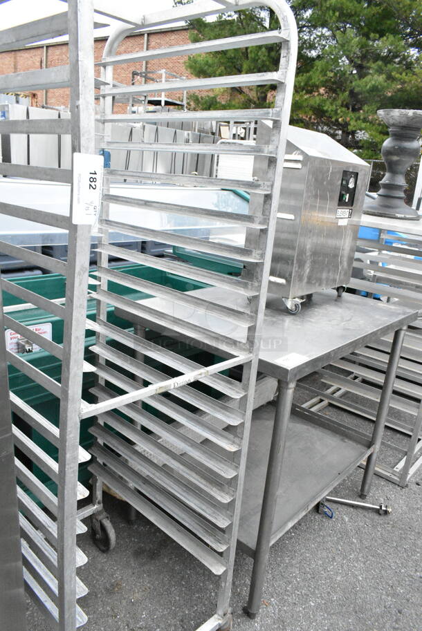 Metal Commercial Pan Transport Rack on Commercial Casters.  - Image 4 of 4